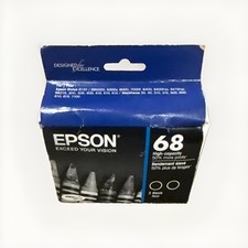 Epson 68 Black High Capacity 2 Ink Cartridges Exp 06/2017