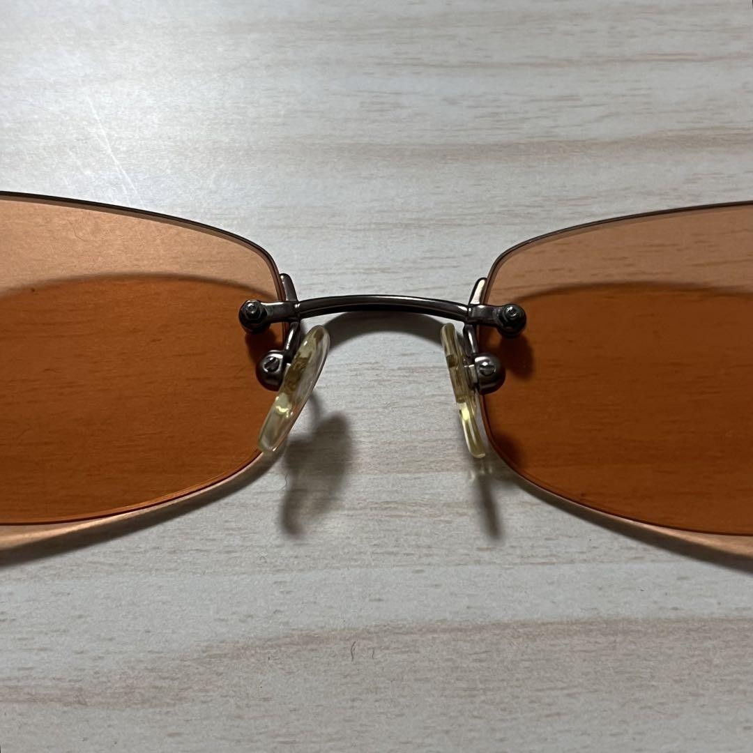 CHANEL 4002 c.116/74 Brown Sunglasses Coco Mark Logo With Case