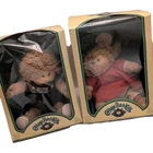 New Listing2 Cabbage Patch Boy & Girl Kids Doll 3900 Blonde Hair Blue Eyes Original Box '83