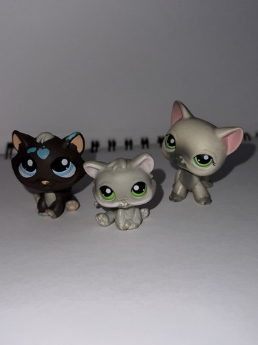 Lot Littlest Pet Shop - 11 Figurines Dont Tabby Cat 349, 52, 32, 73... - Occasion