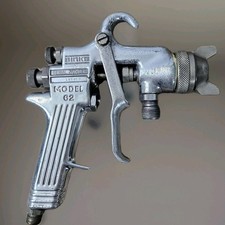 Vintage Binks Paint Spray Gun Model 62 Usa Made 66sg Nozzle Tip
