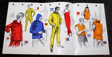 PETER STORM SEGELKLEIDUNG , Werbe Flyer , Original 60/70 er Jahre