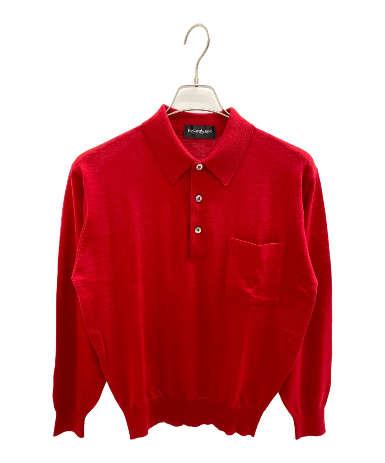 Polo in maglia Yves Saint Laurent Taglia: LA Rosso Uomo