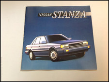 1987 Nissan Stanza 16-page Vintage Car Sales Brochure Catalog - Wagon 4wd 1986