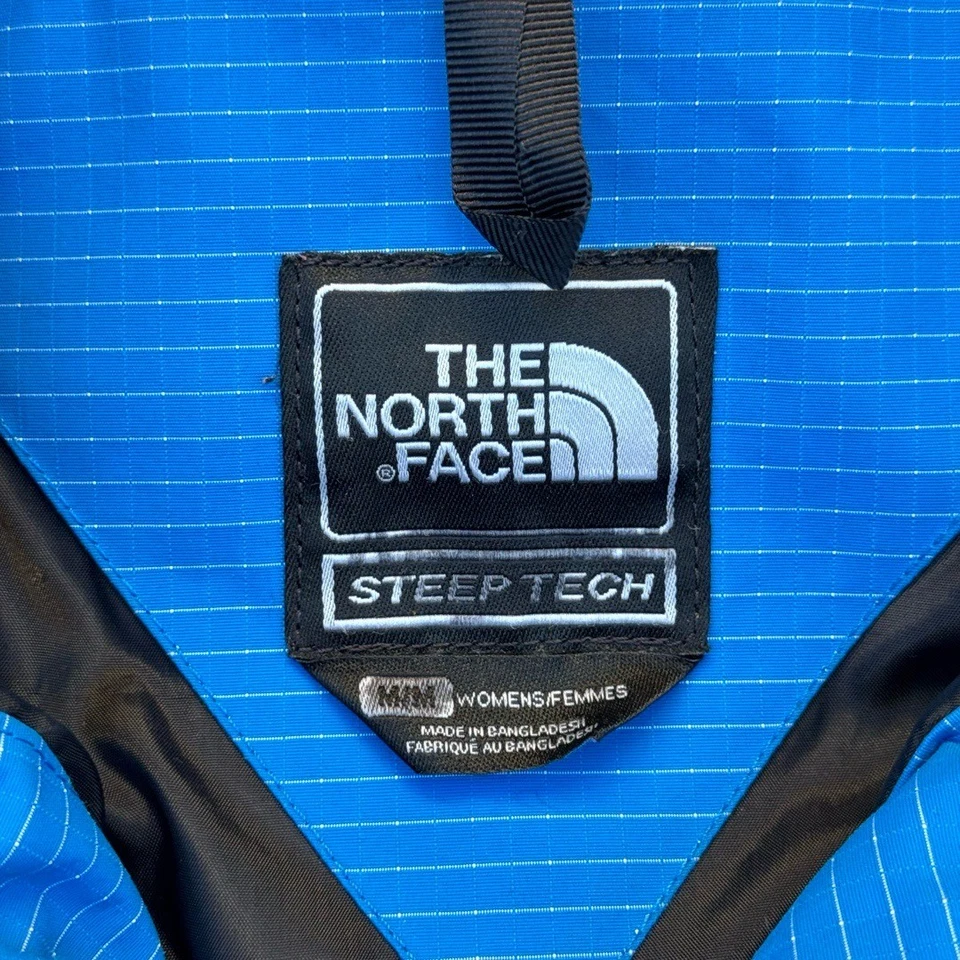 The North Face Steep Tech Ski Jacket Womens M Blue Black Waterproof Rare - Image 4 of 4