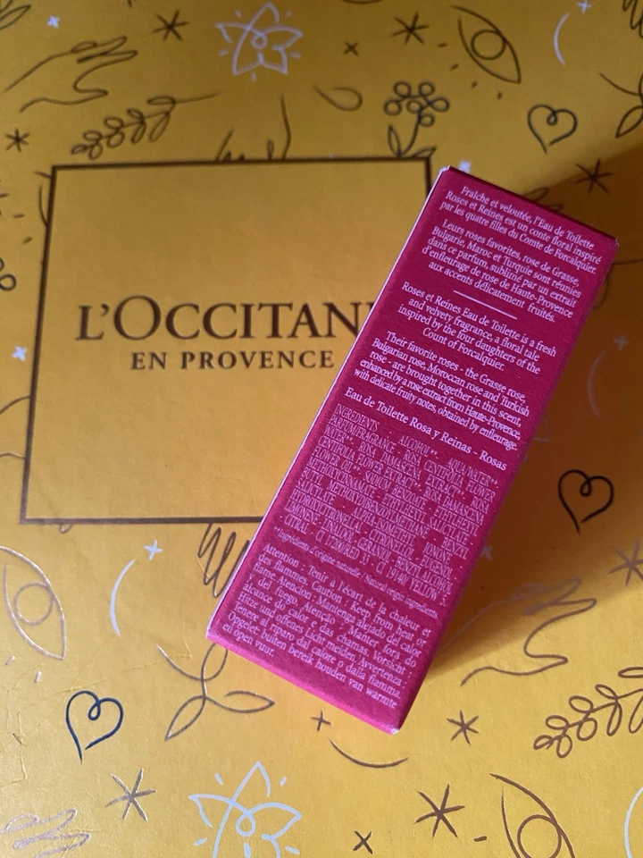 L'Occitane Roses et Reines Eau de Toilette 7,5 ml EdT Rose NEU Miniatur - Bild 3 von 3