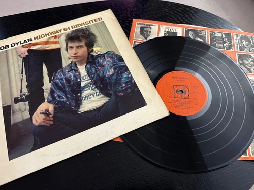 Bob Dylan – Highway 61 Revisited  Vinyl CBS BPG 62572 UK Pressing- 1965 A-1/B-1