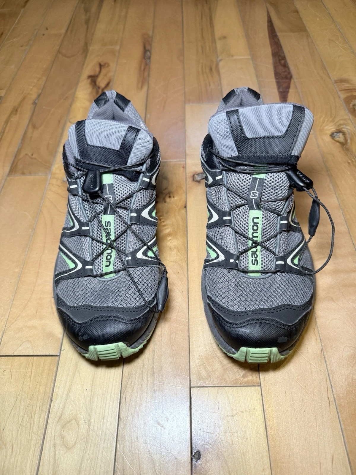 Scarpe Salomon trekking trail running Contagrip lacci rapidi escursionismo outdoor taglia 8