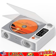 7 in 1 Portable CD Player Bluetooth FM Radio USB AUX Optical Built-In Speaker