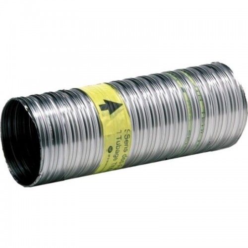 Tuyau flexible double tubage lisse pour optimiser le tirage du poêle à bois