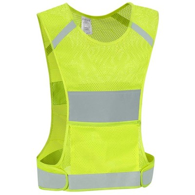 Reflective Vest Safety Running Gear with Pocket, Ultralight &Adjustable Waist...