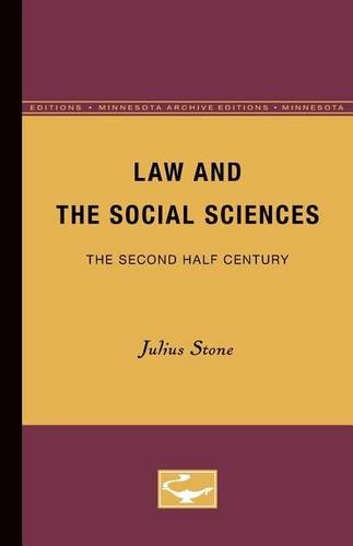 Law and the Social Sciences – The Second Half Century Stone Paperback