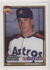 2018 Topps Archives Topps Rookie History Jeff Bagwell #4T HOF ut4
