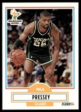 1990-91 Fleer Paul Pressey Milwaukee Bucks #107