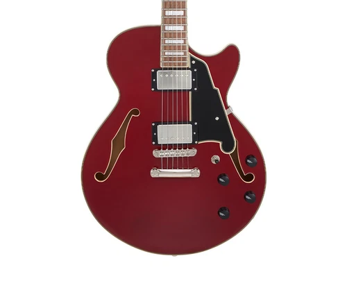 D'Angelico Premier SS Semi-Hollow Electric Guitar - Burnt Red - Open Box