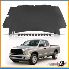 For Dodge Ram 1500/2500/3500 2002-2009 Hood Insulation Pad Panel With Clips