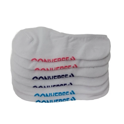 Converse Women's Half Cushion Ultra Low Socks 4-10 3-Pack (White/Multi)