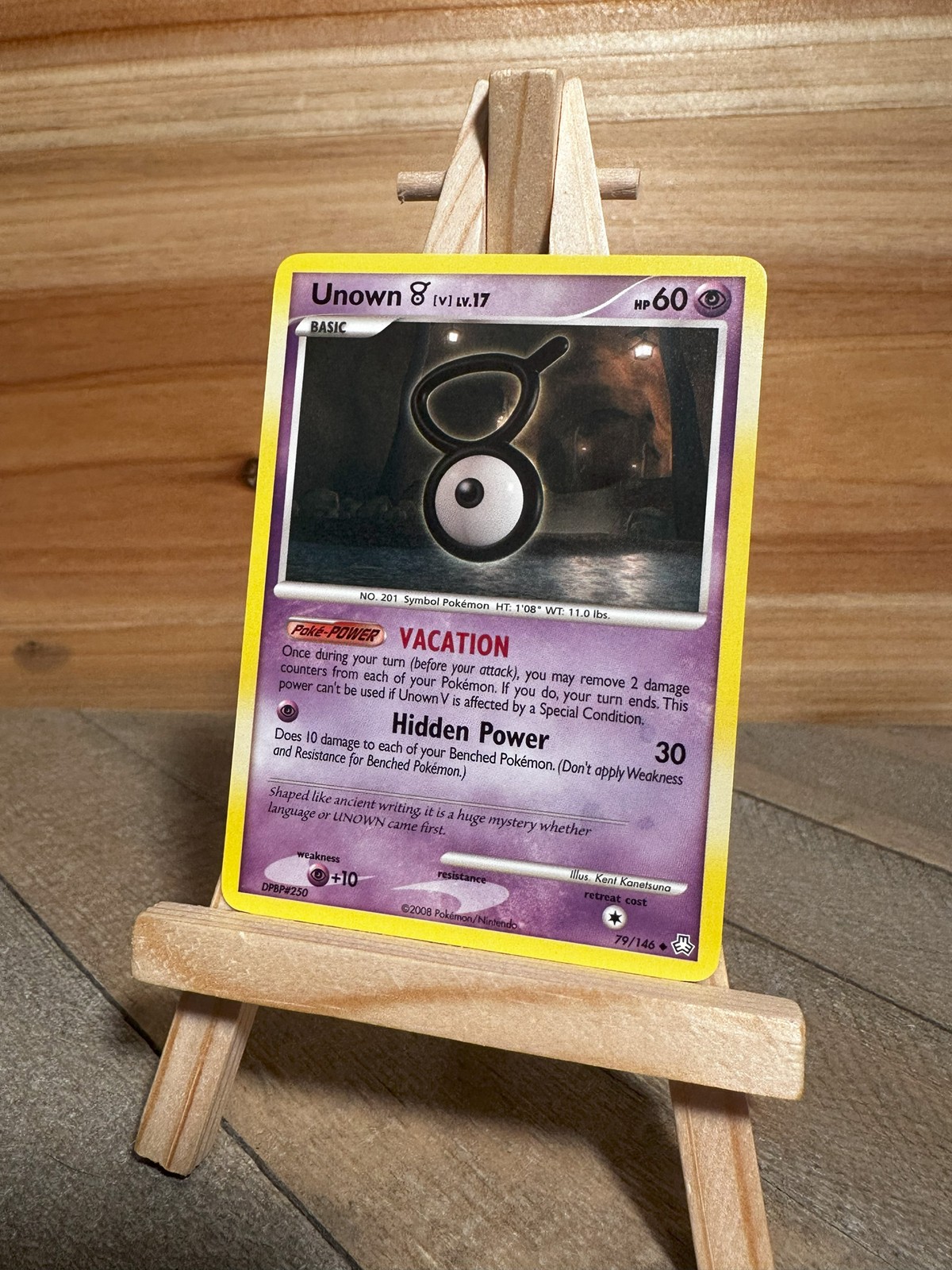 Pokemon Legends Awakened Uncommon Unown (V) #79/146 Lightly played