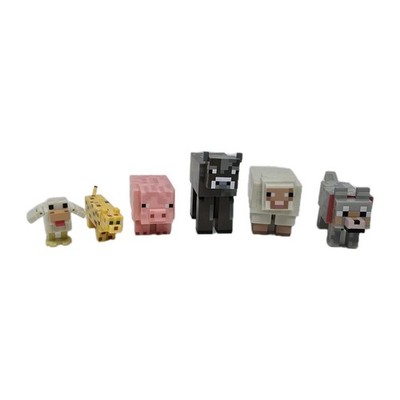 Jazwares Minecraft Animal Mob Pack Series 2 Action Figure Set 6