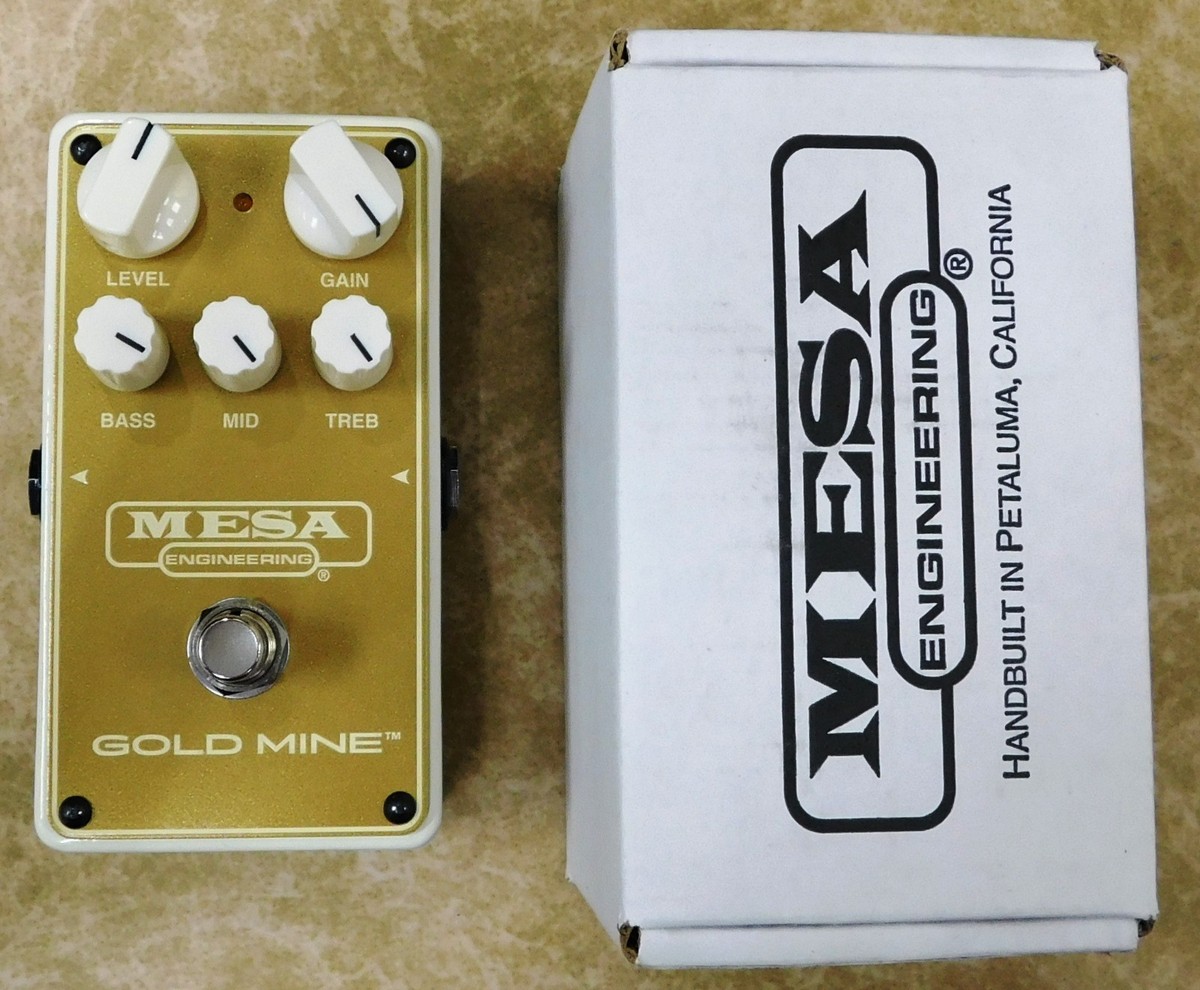 ギター MESA ENGINEERING GOLD MINE mesa boogie Mesa Boogie Engineering Gold Mine Overdrive Guitar Effects Pedal