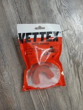 Vettex Model 25 Doubleguard Football Mouthguard with Lip Protection Scarlet RED