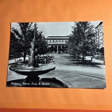 MILANO - PIAZZA LUIGI DI SAVOIA - CARTOLINA BIANCO E NERO - VERA FOTO COLLEZIONE