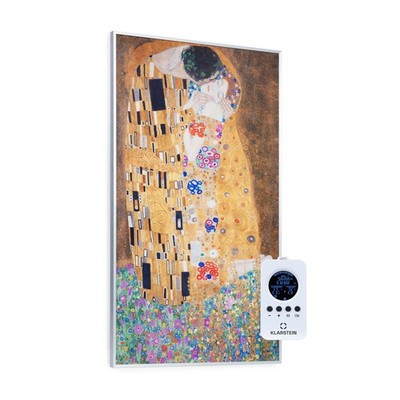 Infrarotheizung Bild Klimt 600 W mit Thermostat elektrische Infrarot Heizung