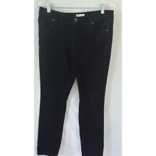 ANN TAYLOR LOFT Modern Skinny Black Corduroy Pants Size 10 30