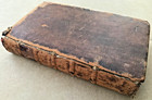 1766 Antique Very Old Book ‘THE SPECTATOR” Inscribed Leather Hard Back Engraving