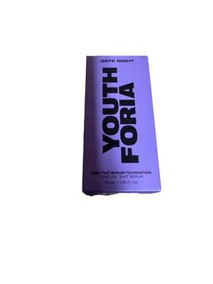 Youth Foria DATE NIGHT SKIN TINT SERUM FOUNDATION 315 Light/Med 1.18oz, NIB