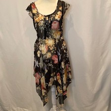 American Rag CIE 1784 sheer Boho-style midi dress - Size S