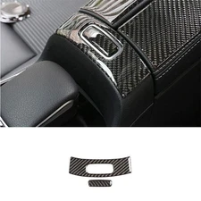 Fit For Benz GLB W247 2020-2022 Carbon Fiber Vinyl Armrest Box Switch Cover Trim