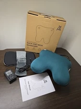Bob and Brad Back & Neck Massager w/ Heat, Shiatsu Massage Pillow, EZBack, Green