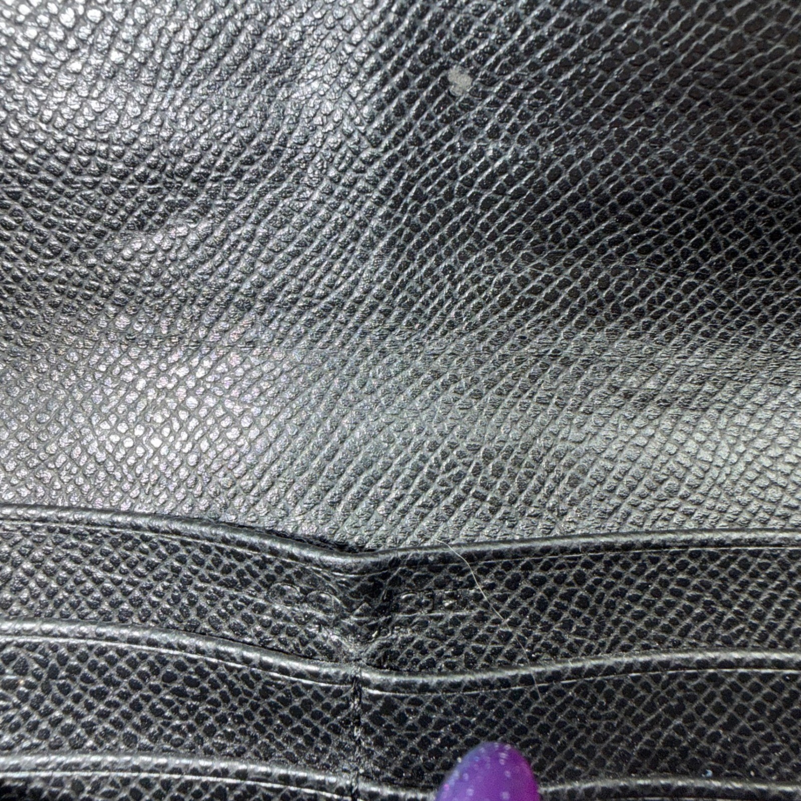 Coach Metallic Bronze Python Embossed Leather Sli… - image 11