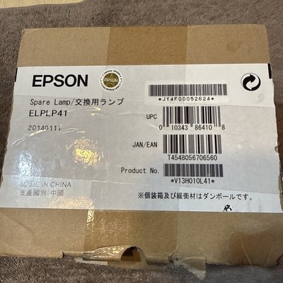 GENUINE ORIGINAL OEM EPSON ELPLP41 LAMP FOR HOME CINEMA 700 POWERLITE 77C 78 BLV
