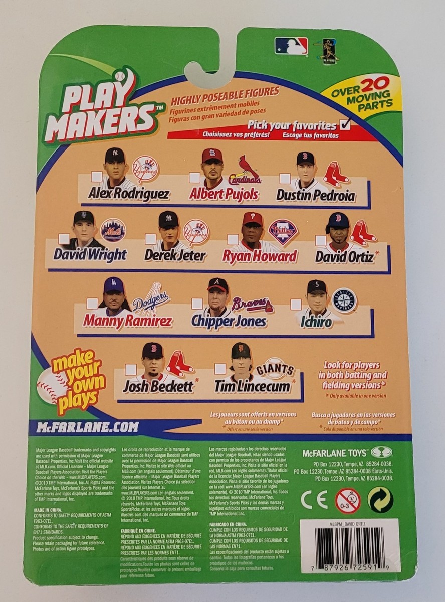 Boston Red Sox McFarlane 2010 MLB Playmakers Series 1 David Ortiz