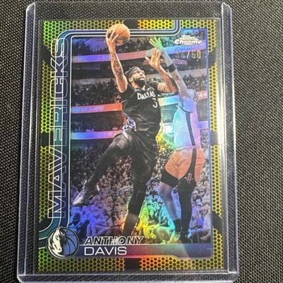 2025-26 Topps Chrome Update Anthony Davis Gold /50 Dallas Mavericks