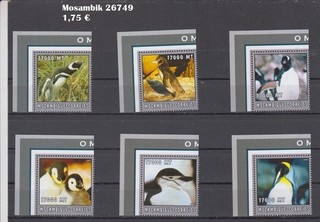 Pinguine Vögel Satz Mosambik Michel 2674 9 postfrisch