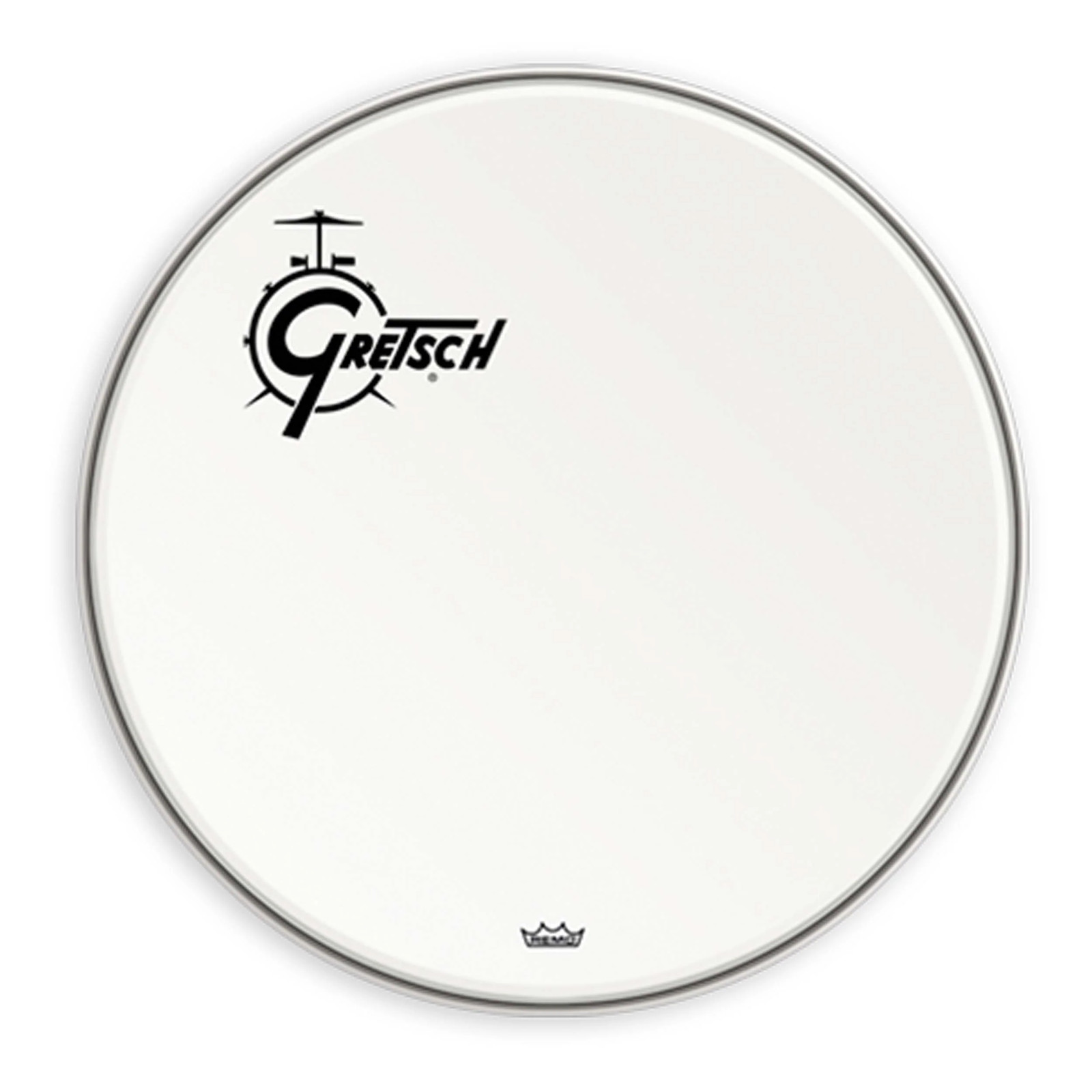 Gretsch GRDHCW22O 22 Gretsch Offset Logo Coated Bass Drum Head 10090₽