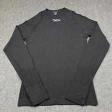 OEX Top Men XXL Black Thermal Base Layer Long Sleeve Slim Fit Stretch Breathable