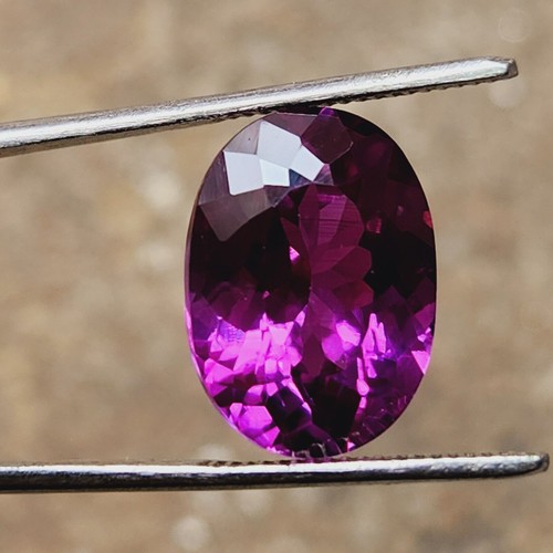15.10 CT Natural Ceylon Padparadscha Sapphire Gemstone Oval Shape Certified L294 - Foto 3 di 6