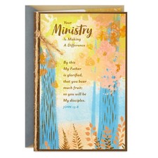 DaySpring Thank You Card for Minister 11, Making a Difference