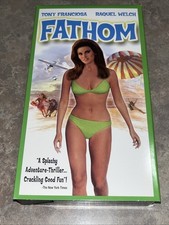 VHS FATHOM Raquel Welch Tony Franciosa LIKE NEW TESTED