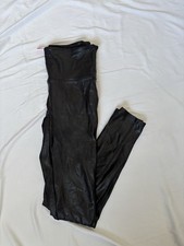 Spanx Faux Leather Leggings for Women, Size M - Black