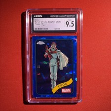 2025 Topps Marvel Chrome Sapphire Eros #3 CGC 9.5 Mint+