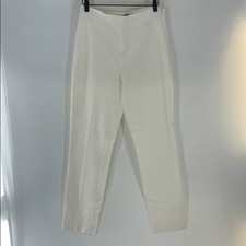Elie Tahari White Trouser Pants Size 8 Gently Used