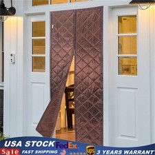 Magnetic Thermal Insulated Door Curtain Insulated Door Curtain 32x80"