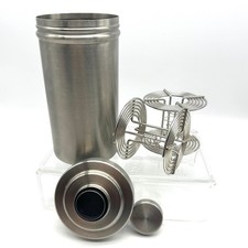 Vintage Nikor Stainless Steel Film Developing Tank  Two 120/220/620 Film Reels