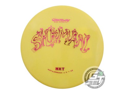 NEW Gateway NXT Shaman 174g Yellow Magenta Foil A Putter Golf Disc