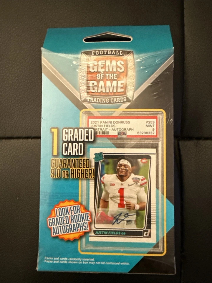 Football Gems of the Game 1 Graded Card Sealed 🔥FREE FAST SHIPPING🔥2022 AUTOS - Image 2 of 2
